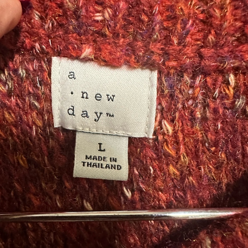 A New Day Knit Crew Neck Sweater Size L - Picture 4 of 4